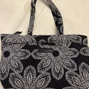 Vera Bradley Black and White Floral Tote